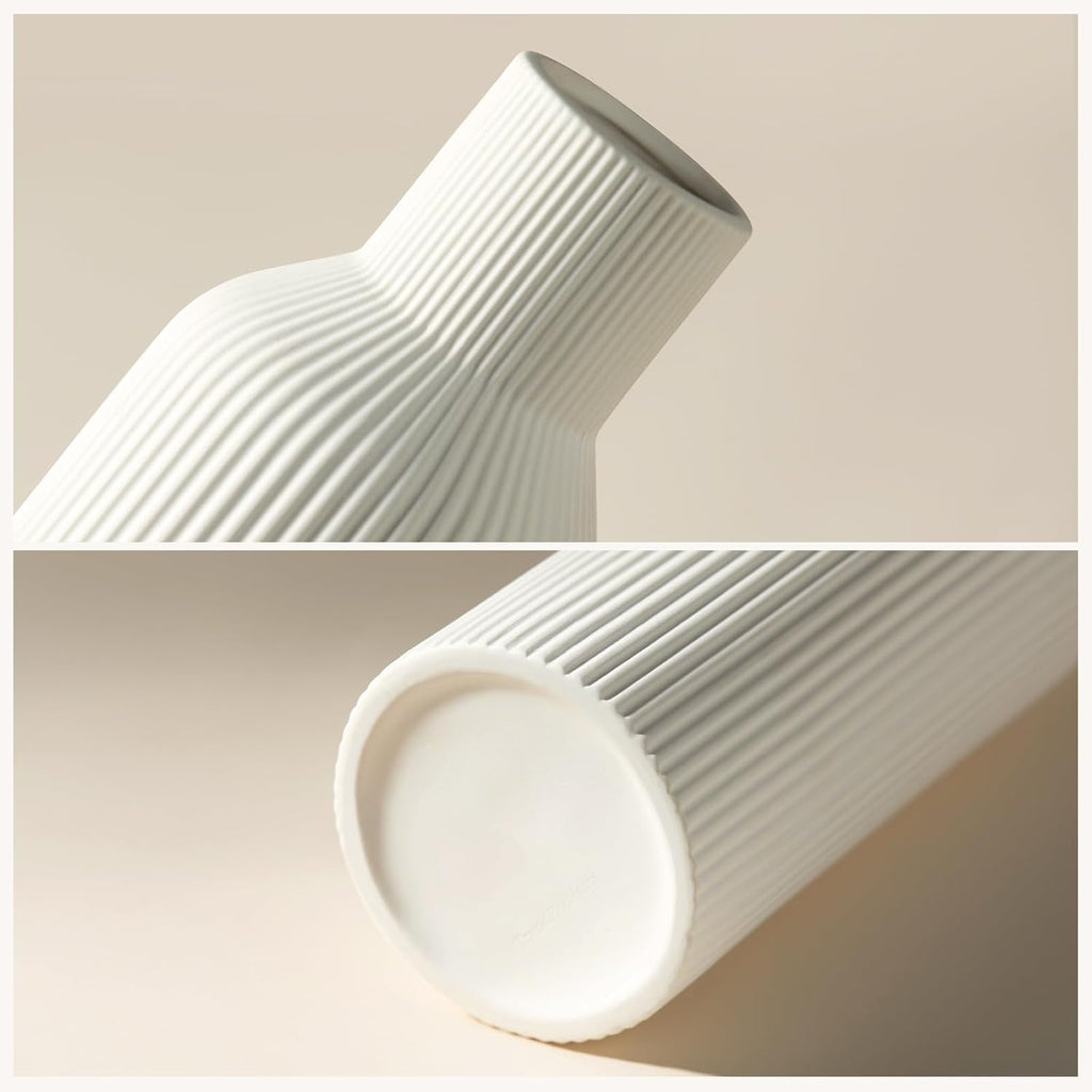 Modern Beige Flower Vase — Set of 3 - View 5