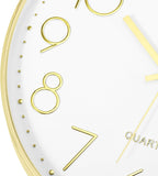 Battery Operated Luxe Beige Wall Clock — 14" - View 8
