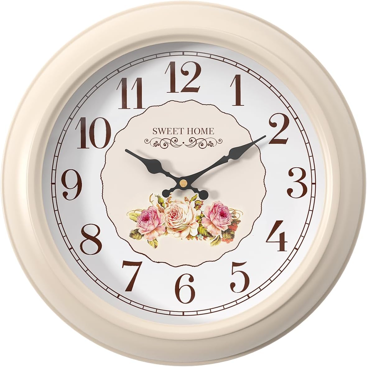 Battery Operated Farmhouse Wall Clock — 11.5" - View 9