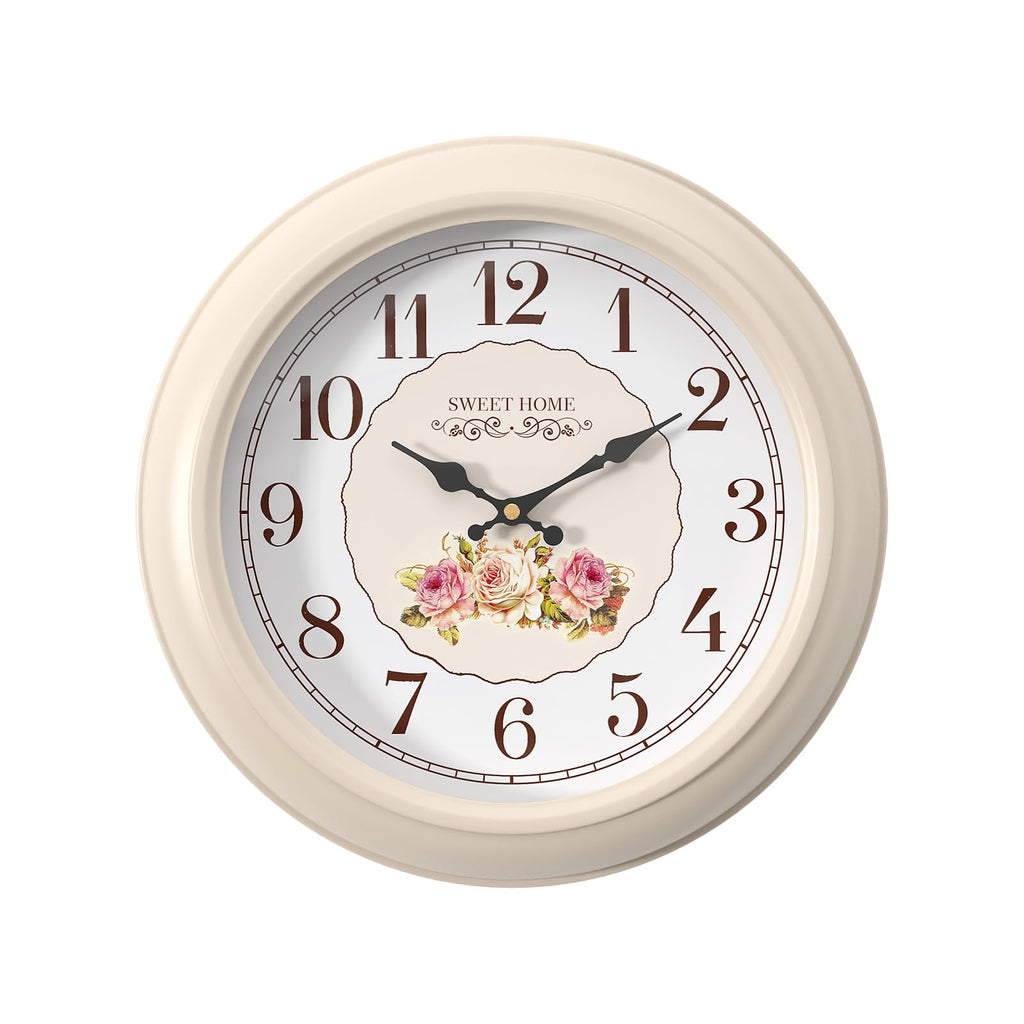 Battery Operated Farmhouse Wall Clock — 11.5"