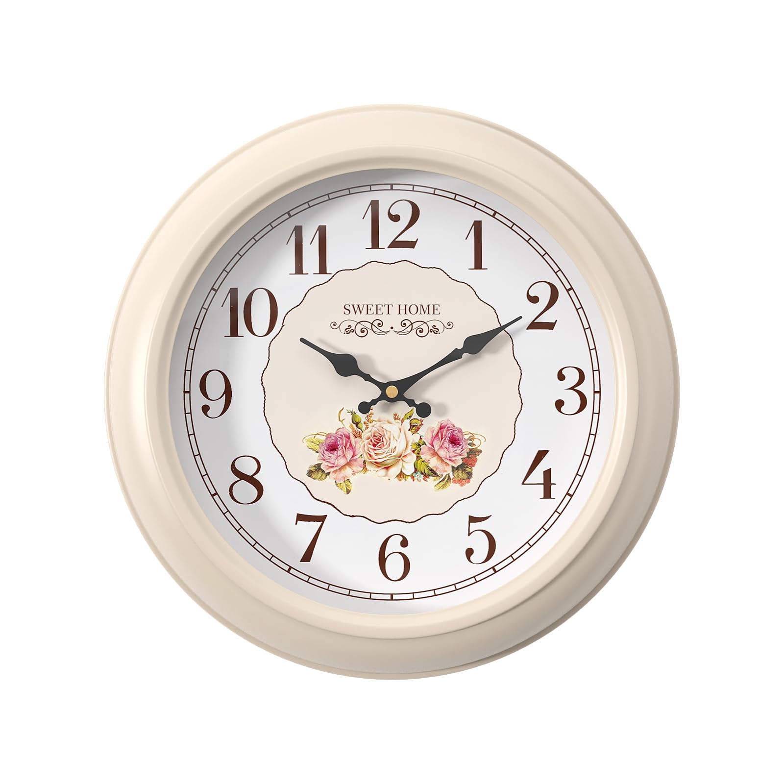 Battery Operated Farmhouse Wall Clock — 11.5"