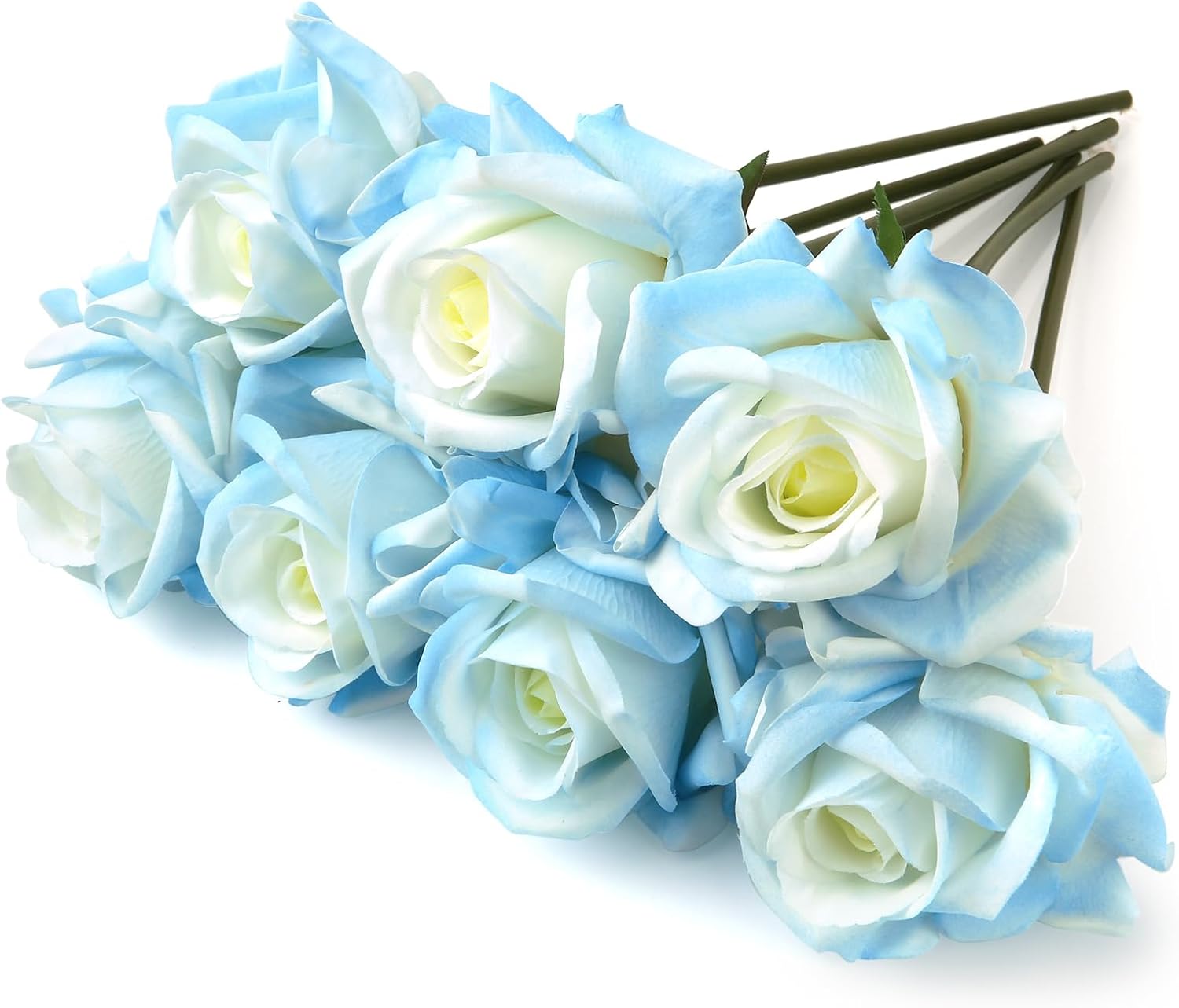 Blue Artificial Plant — 17.71" — Ice Blue-30cm