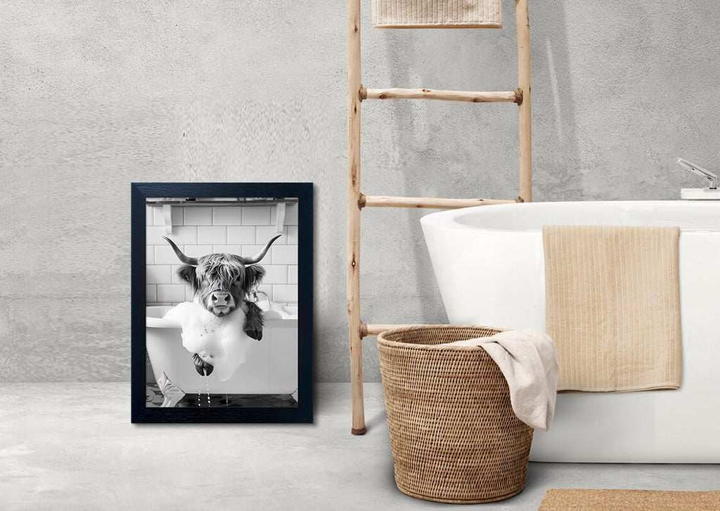 Framed Farmhouse Fabric Wall Decor — 10" - View 6
