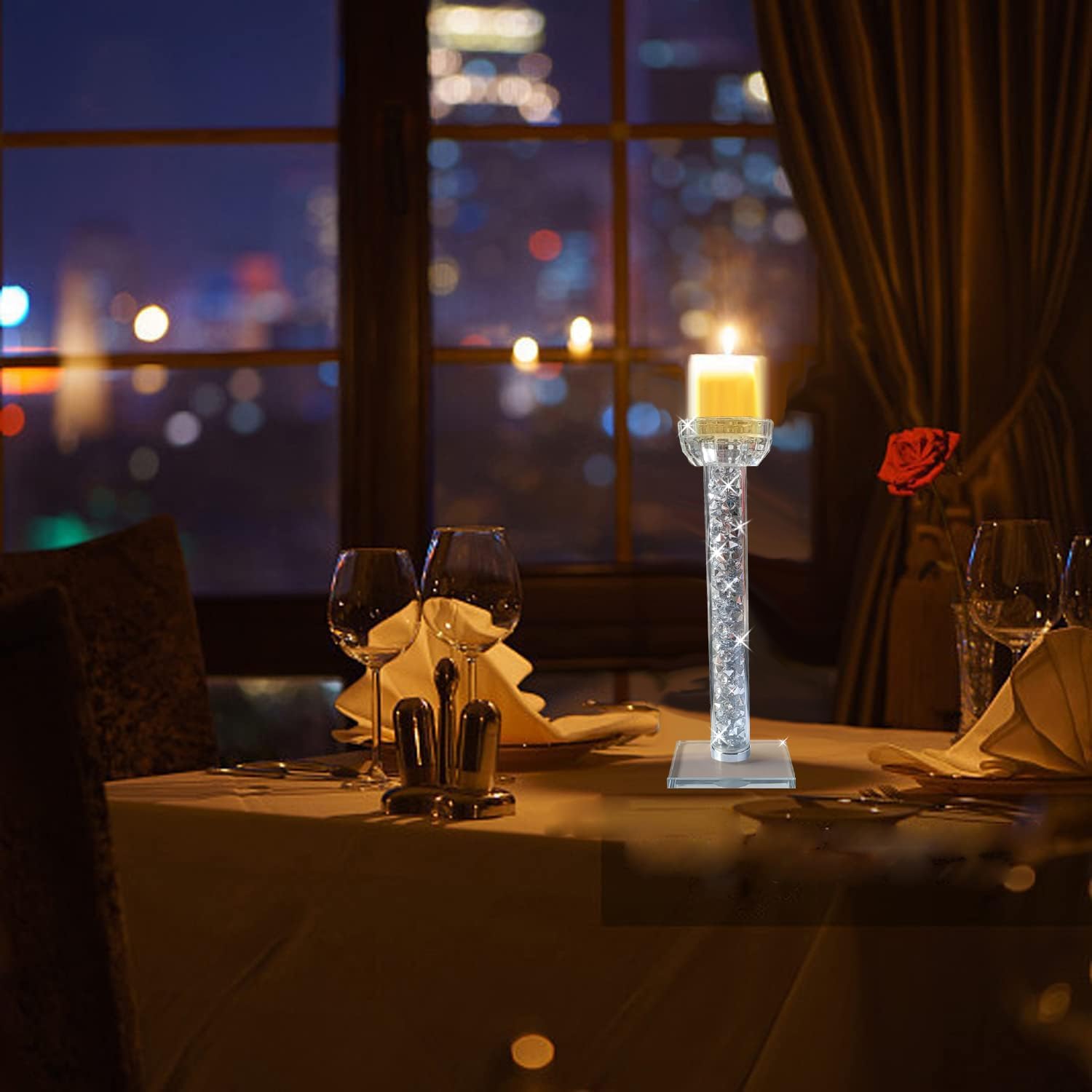 Luxe Glass Candle — 8.6" - View 6