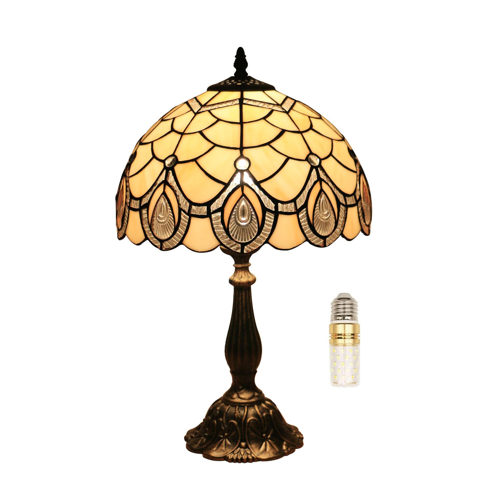 Farmhouse Pink Desk Lamp — 20"