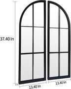 Farmhouse Black Mirror — 38" - View 2