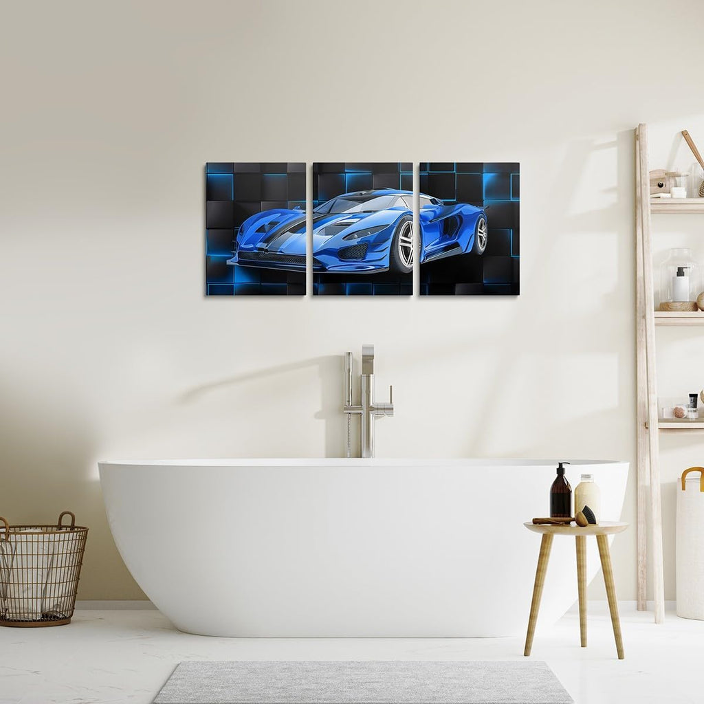 Modern Black Canvas Wall Art — 12" - View 5