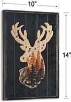 Framed Wood Wall Decor — 14" - View 6