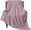 Luxe Beige Throw Pillow — 50" — Dusky Violet
