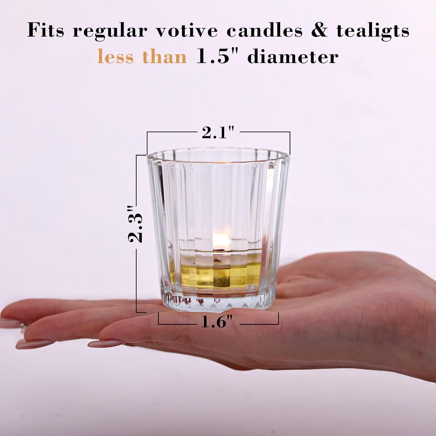 Vintage Gold Candle - View 2
