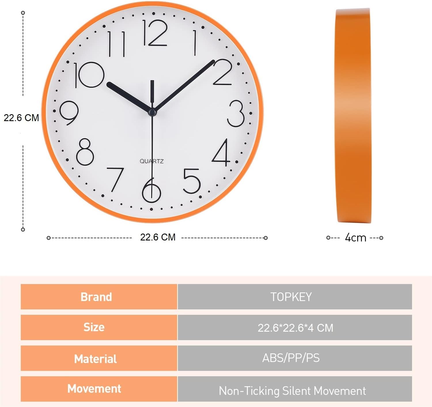 Round Wall Clock - View 5