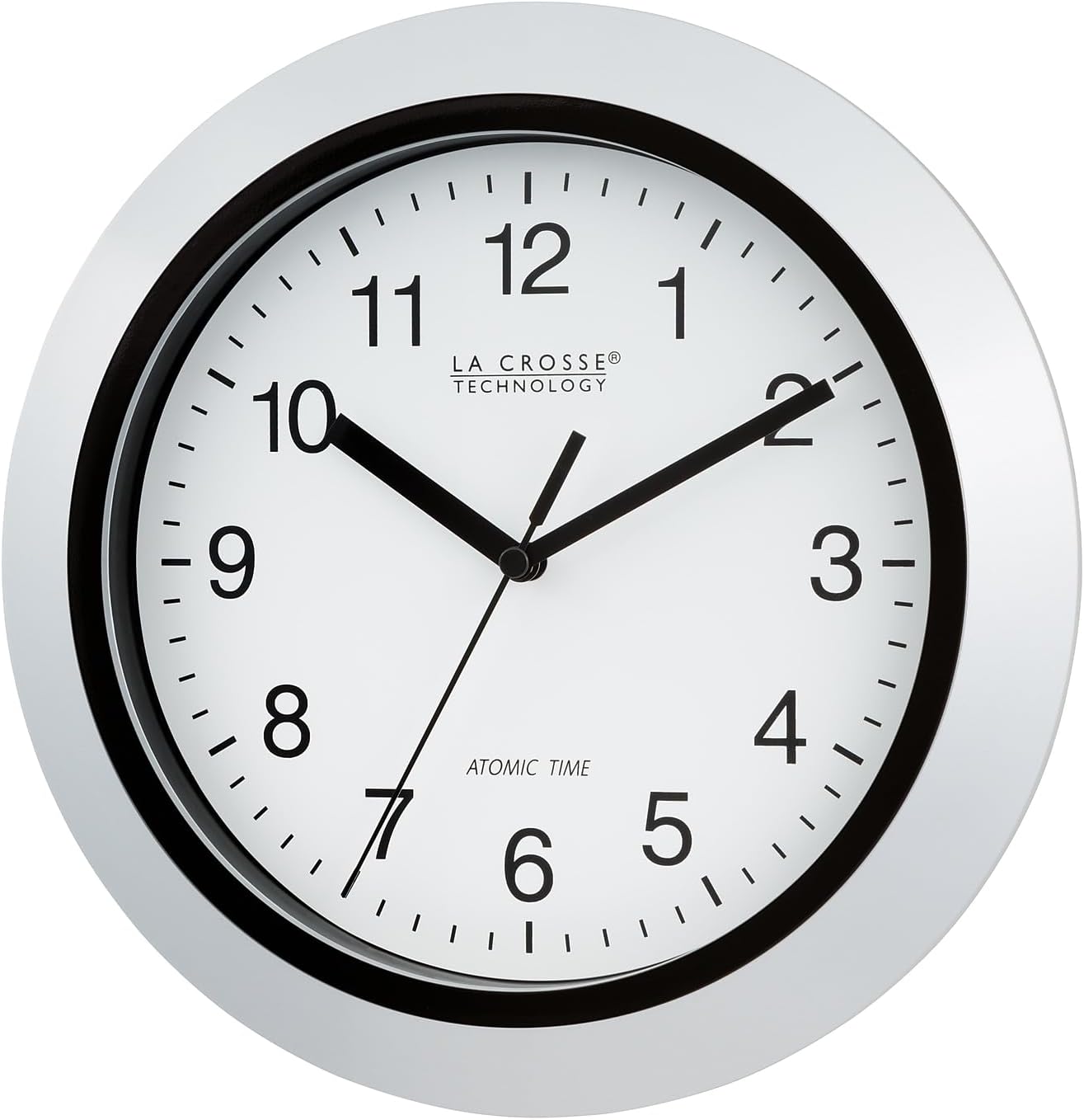 Mid-Century Wall Clock — 10" - View 2