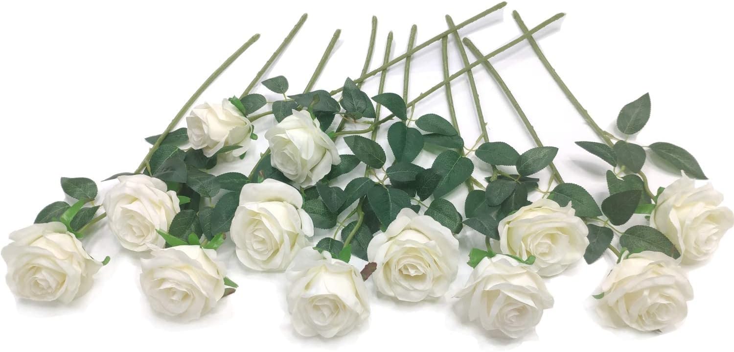 Black Artificial Flowers — Off White