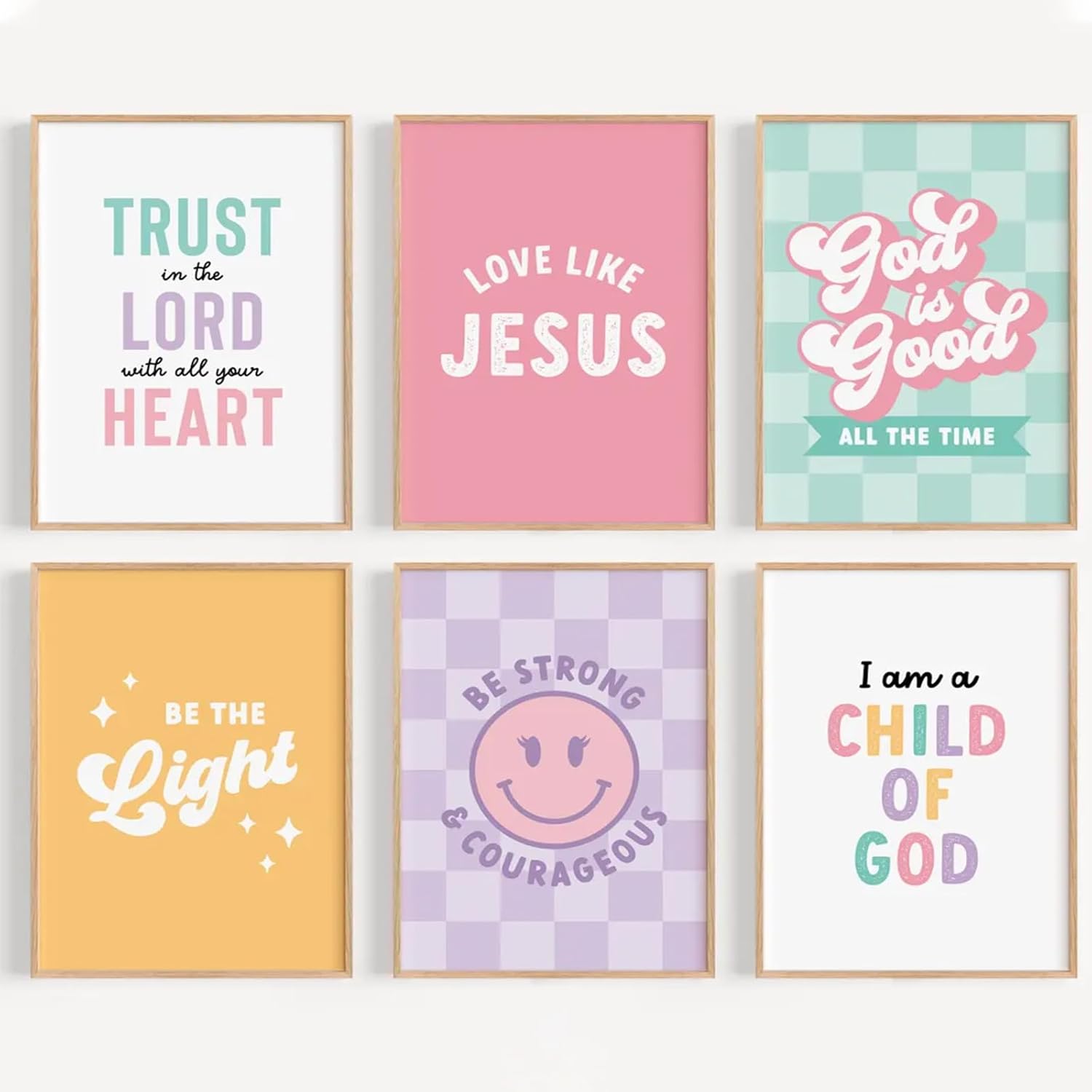Unframed Blue Wall Decor — 10" — 8x10 Inch Unframed
