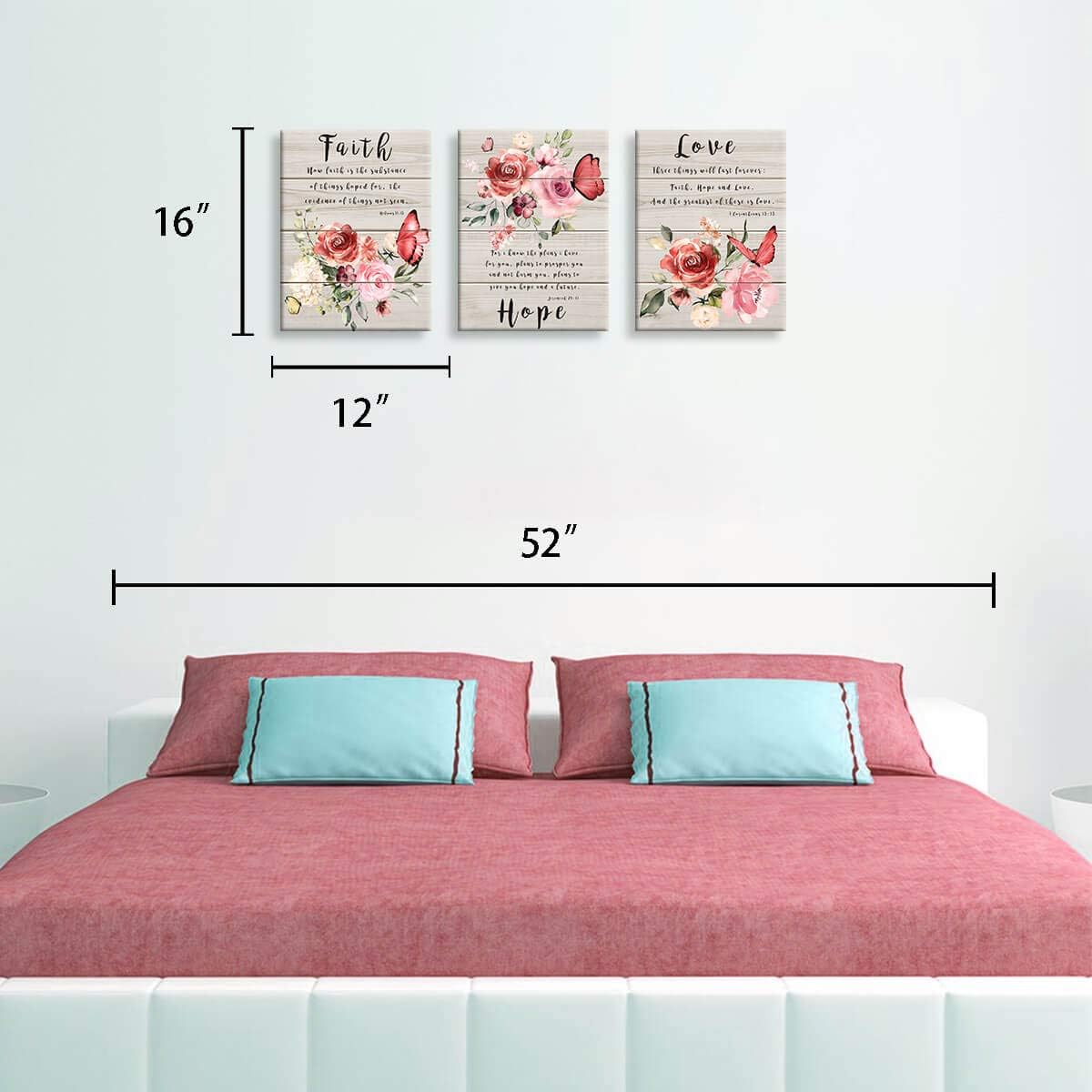 Pink Wall Art — 16" - View 2