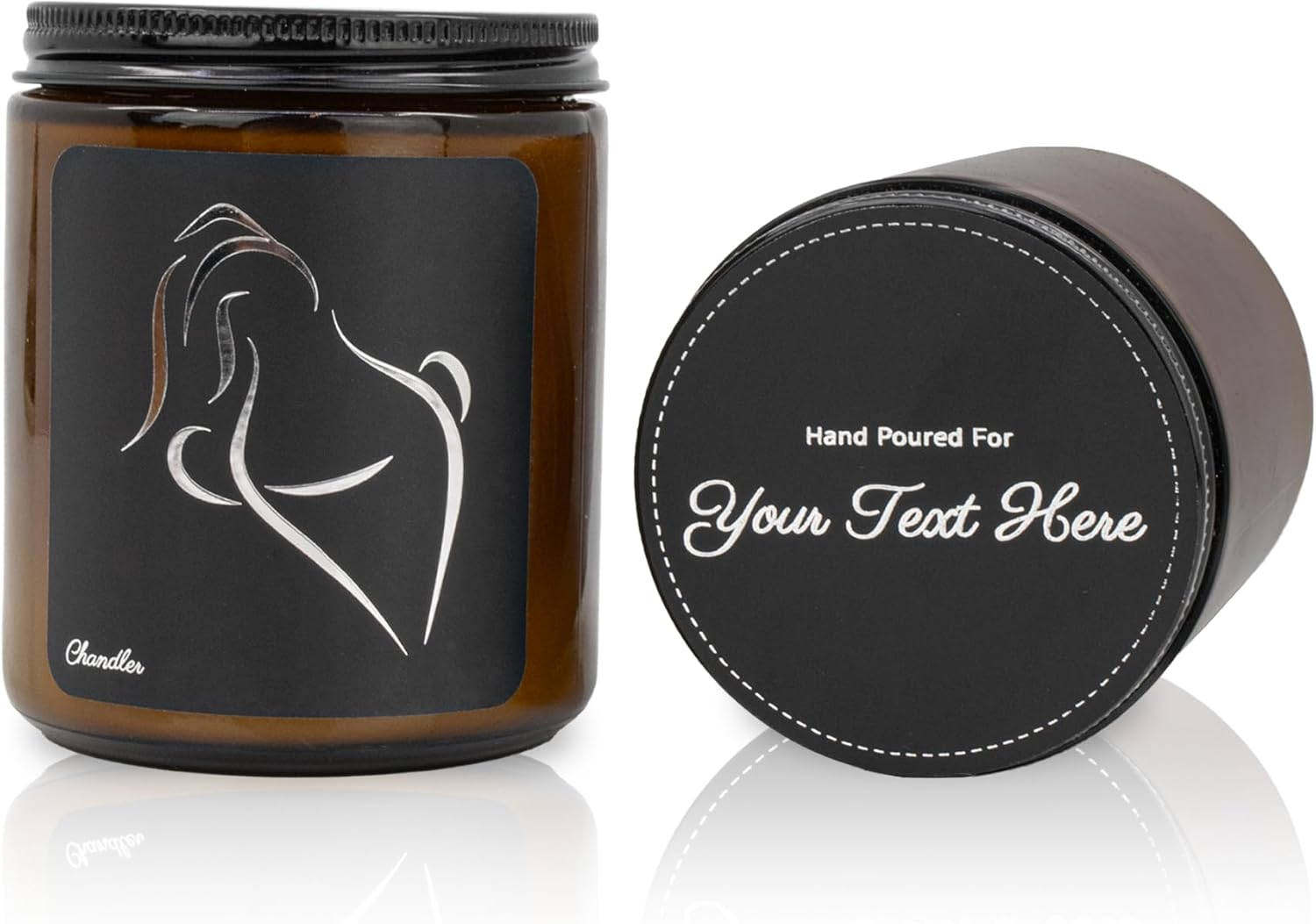 Scented Blue Soy Candle — Aquarius