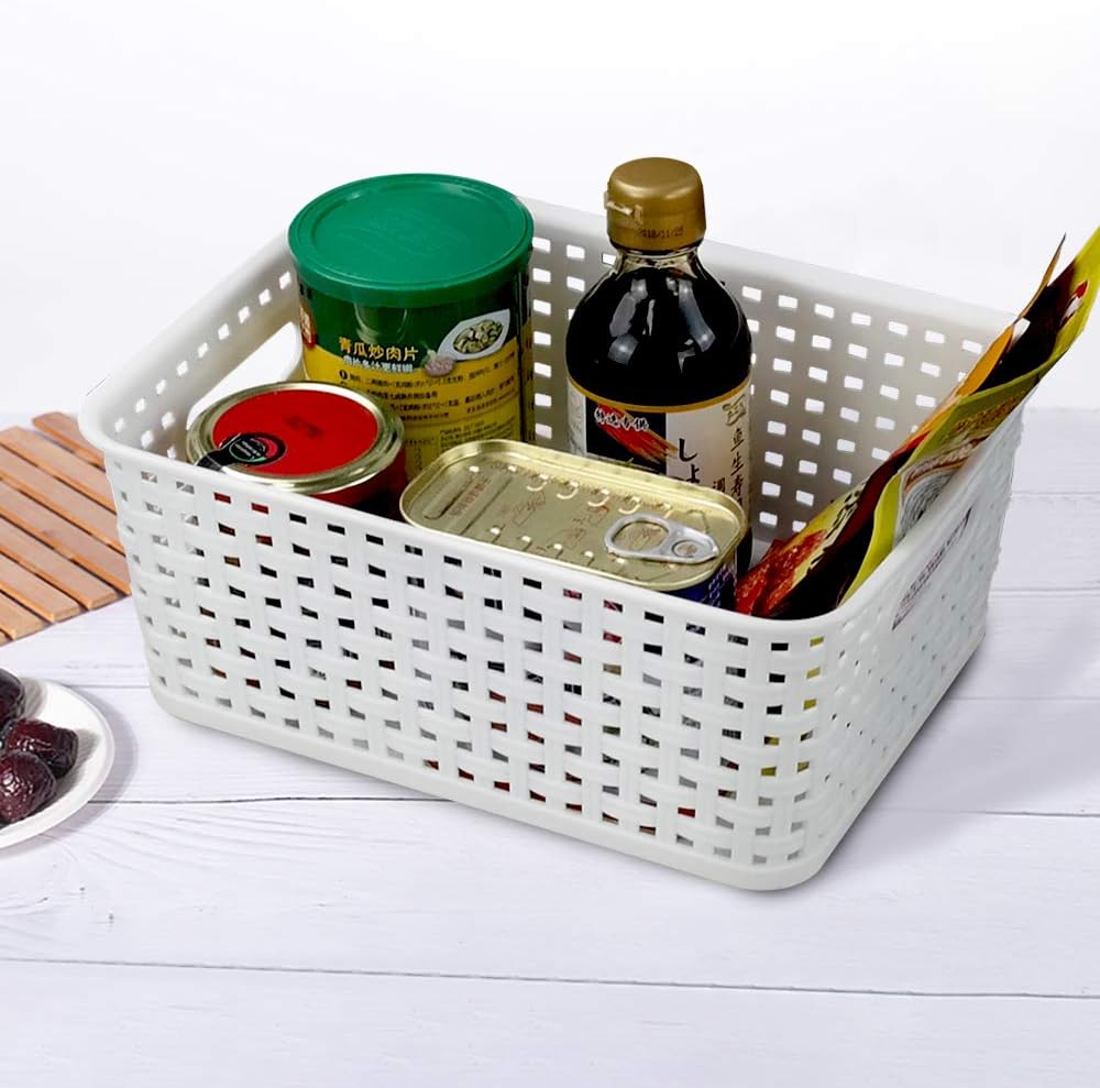 Boho Rattan Storage Basket - View 4