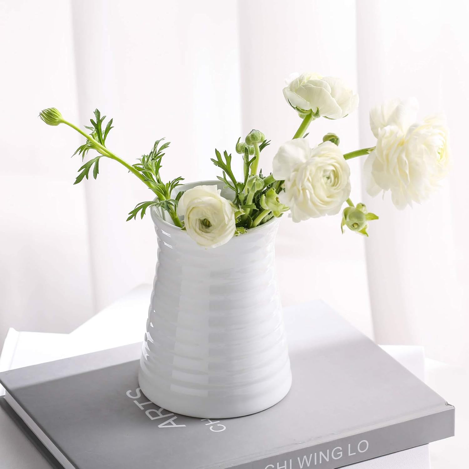 Farmhouse Ceramic Decorative Vase - View 3