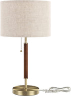 Luxe Black Bedside Lamp — Gold