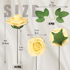 Beige Artificial Flowers - View 3