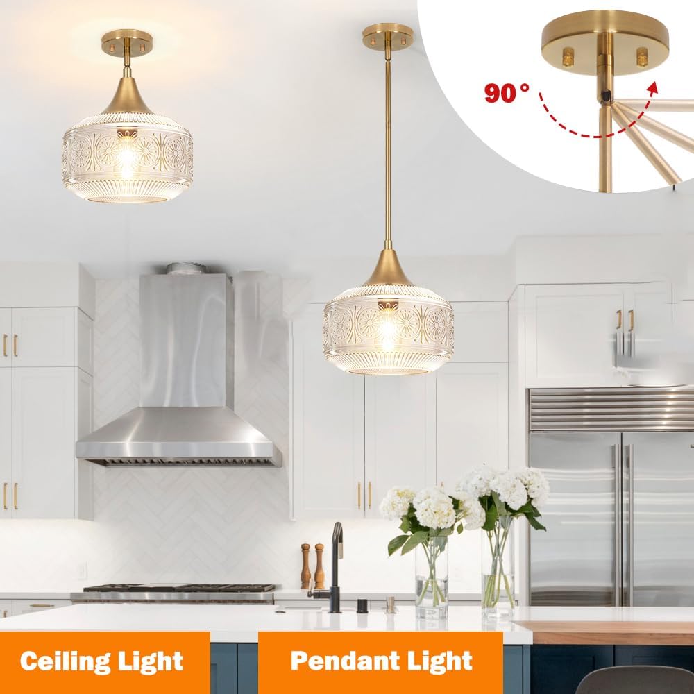 Adjustable Luxe Black Pendant Light - View 3