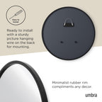 Round Modern Beige Wall Mirror — 37" - View 4