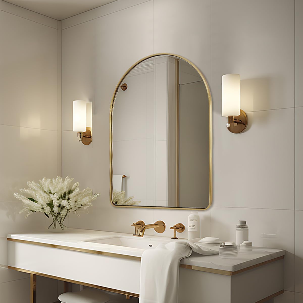 Luxe Gold Mirror — 26" - View 2