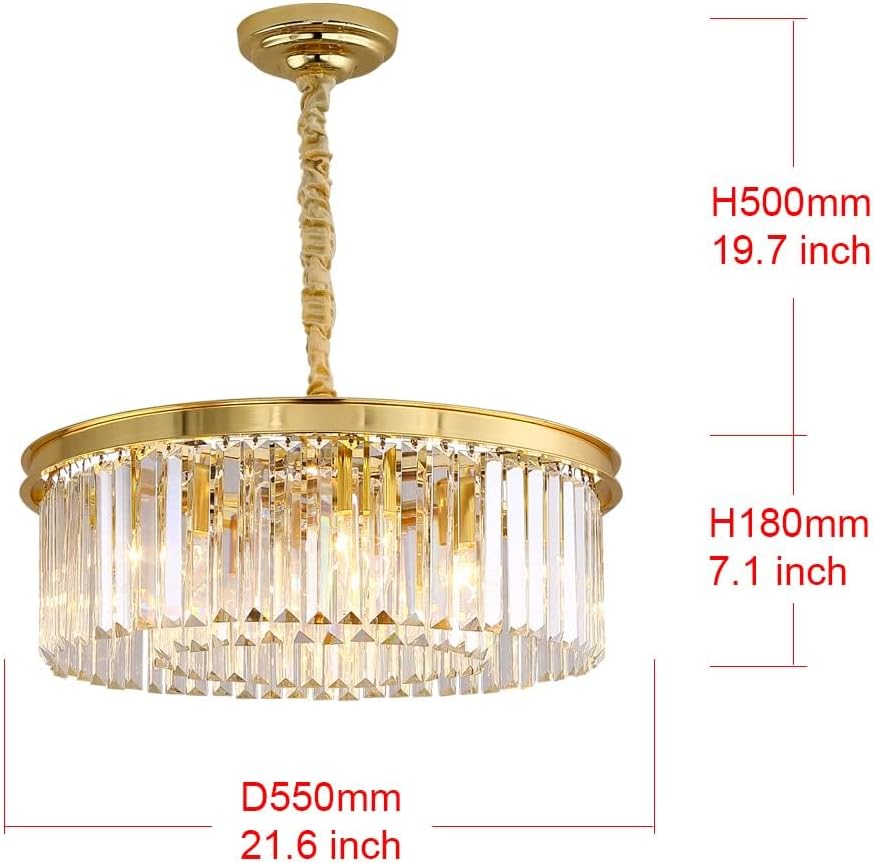 Luxe Black Chandelier — 22" - View 7