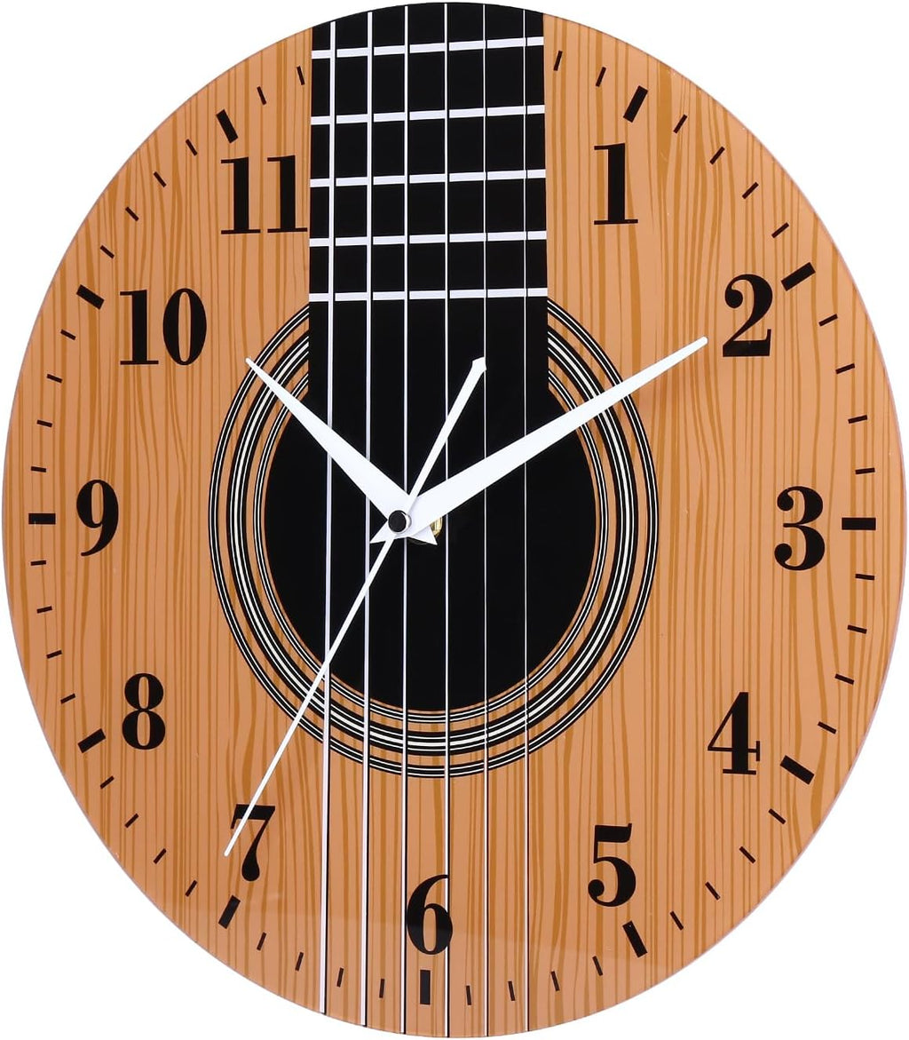 Battery Operated Wood Wall Clock — 12" - View 3