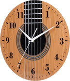 Battery Operated Wood Wall Clock — 12" - View 3