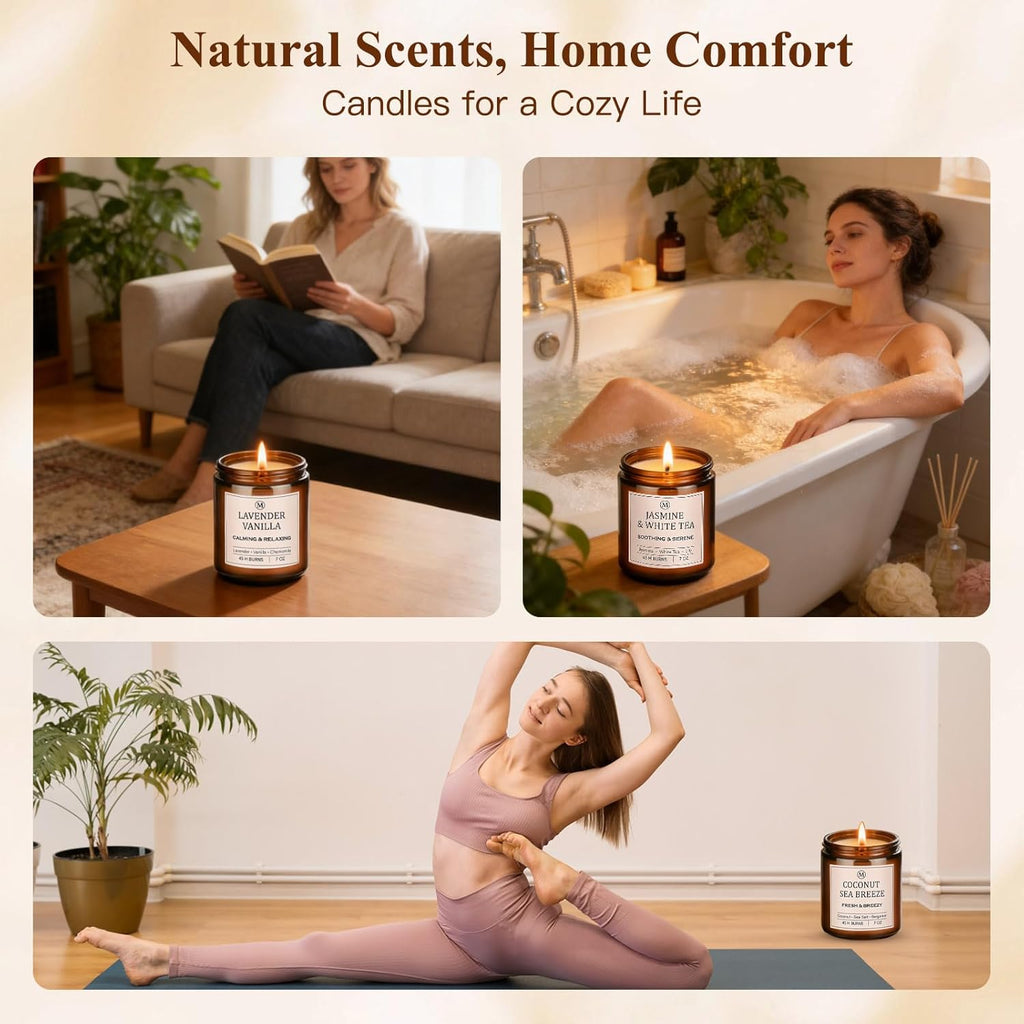 Scented Wood Soy Candle - View 6
