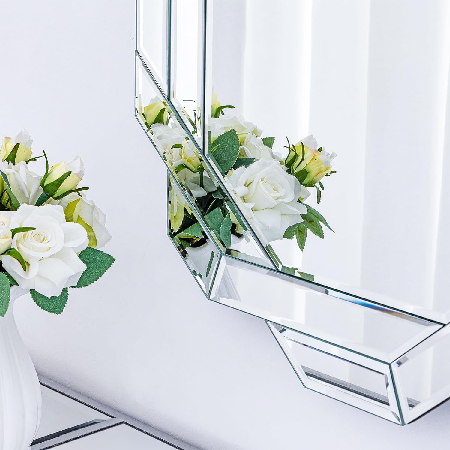 Beveled Glass Wall Mirror — 24" - View 2