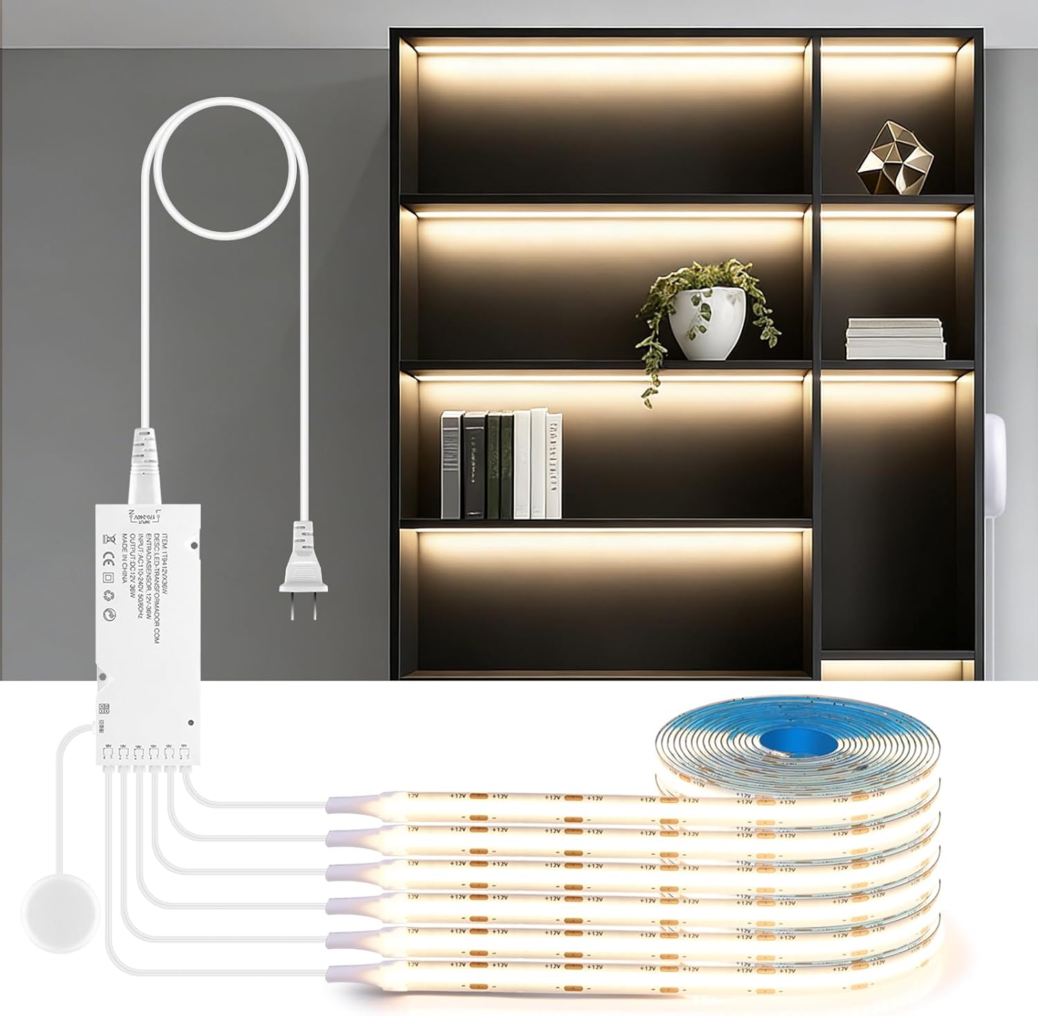 Dimmable Beige LED Strip Lights — Neutral White