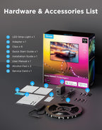 Smart Metal LED Strip Light — 32" - View 8