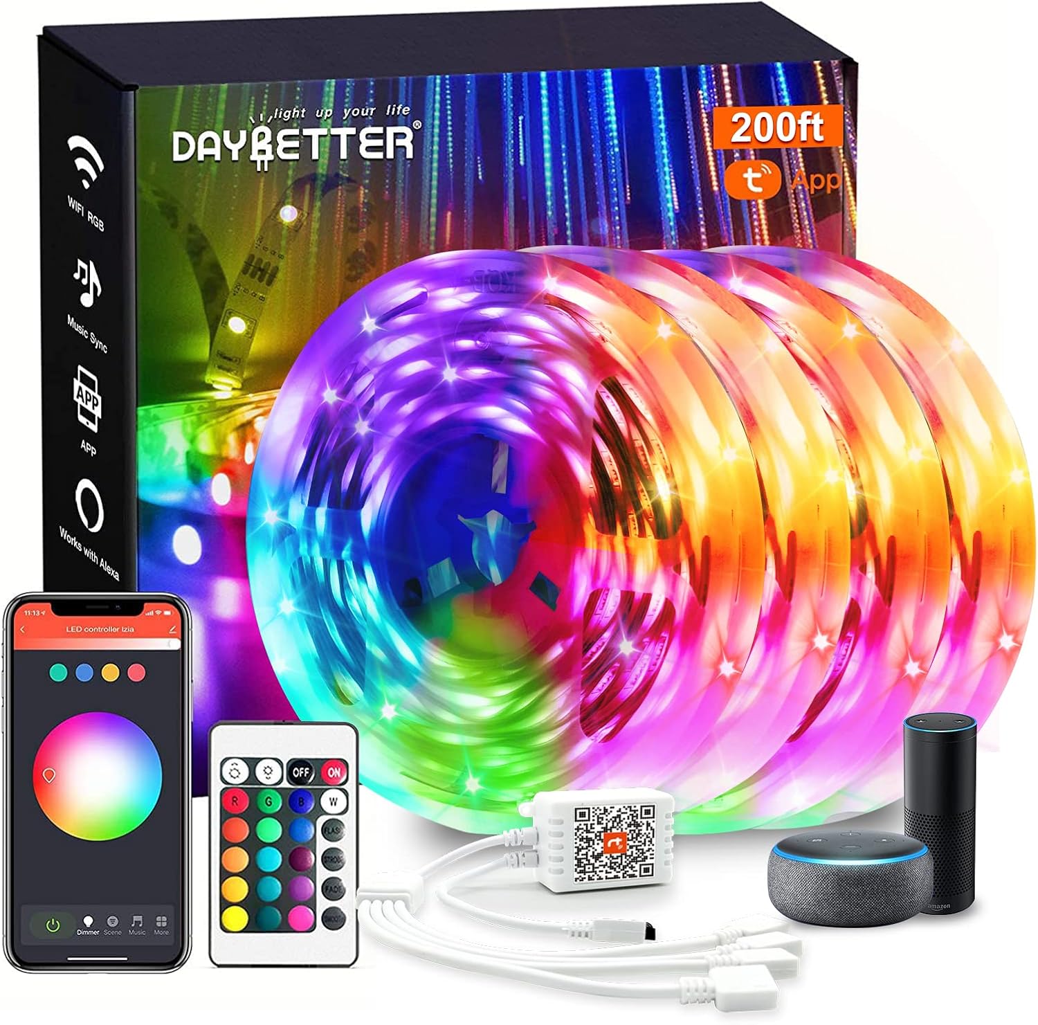 Smart Metal LED Strip Lights — 200FT
