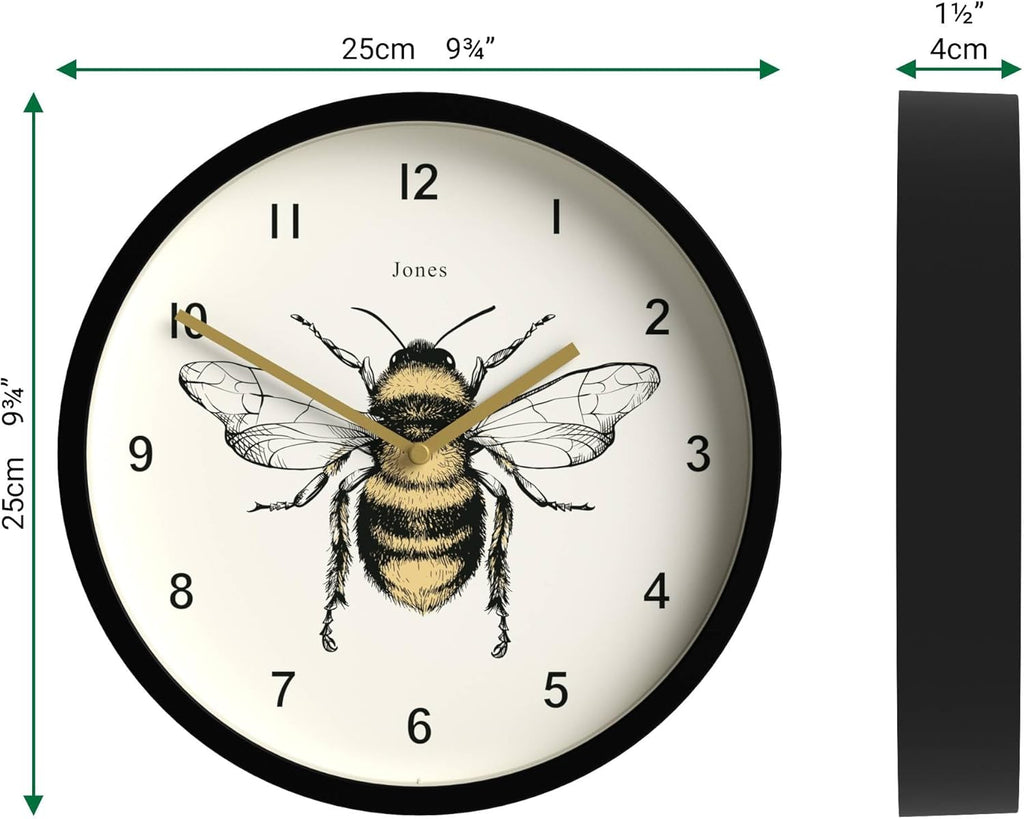 Modern Beige Wall Clock — 10" - View 3