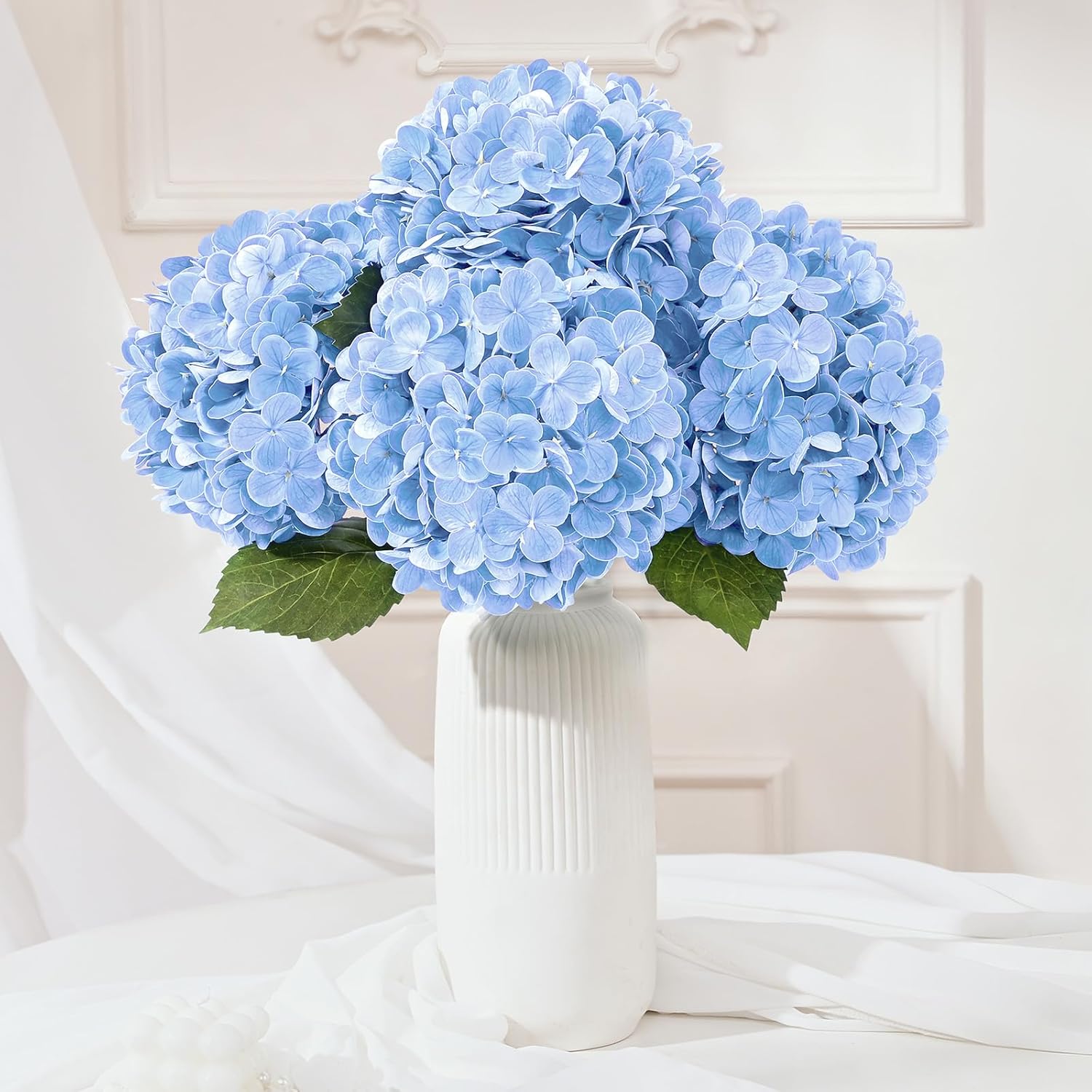 Blue Artificial Flowers — 19.6" — Blue
