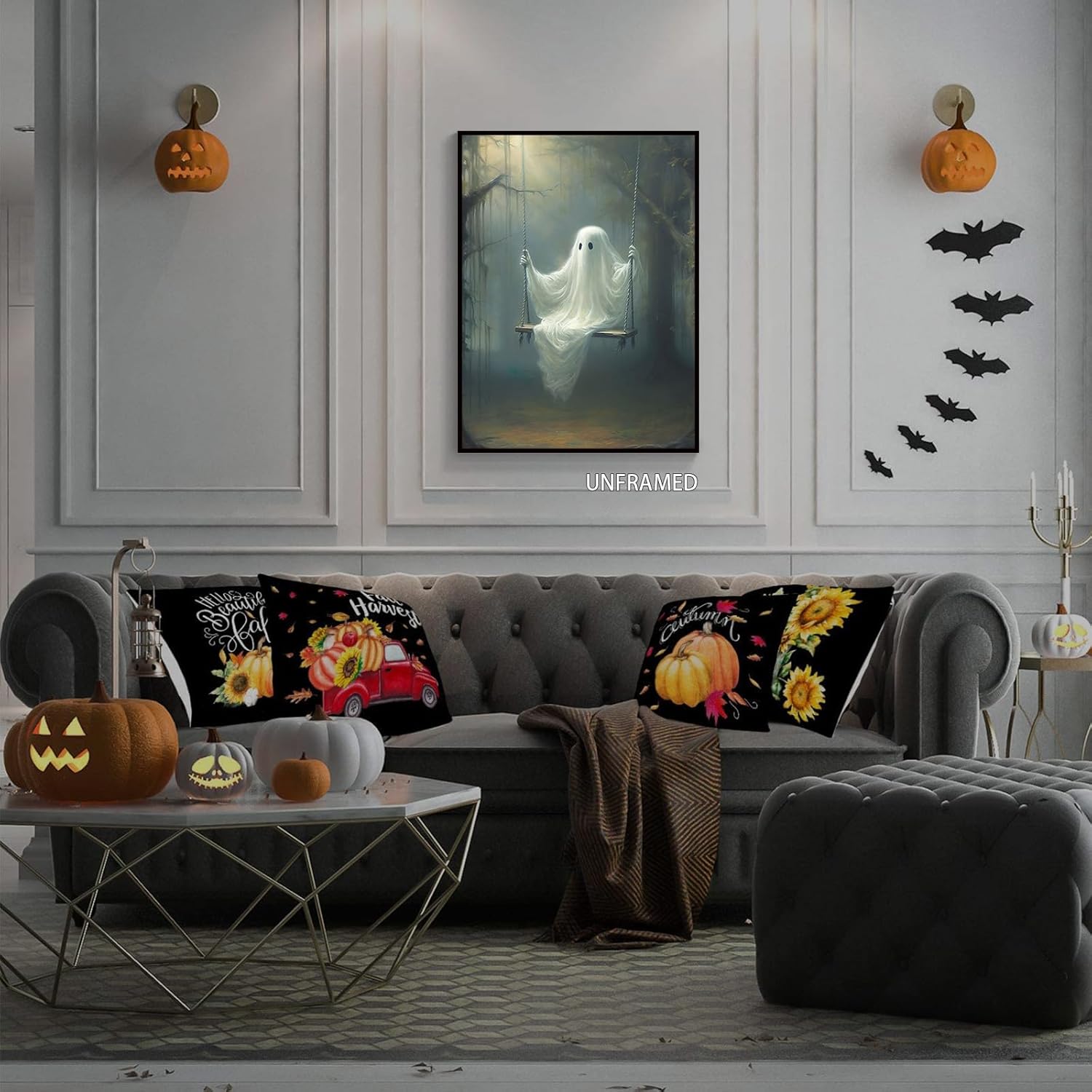 Unframed Fabric Canvas Wall Art — 12" - View 5