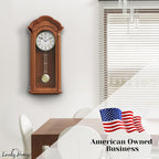 Battery Operated Wood Wall Clock — 26" - View 8