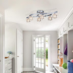 Luxe Metal Chandelier — 6-Light - View 8