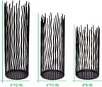 Modern Black Candle — Set of 3 - View 2
