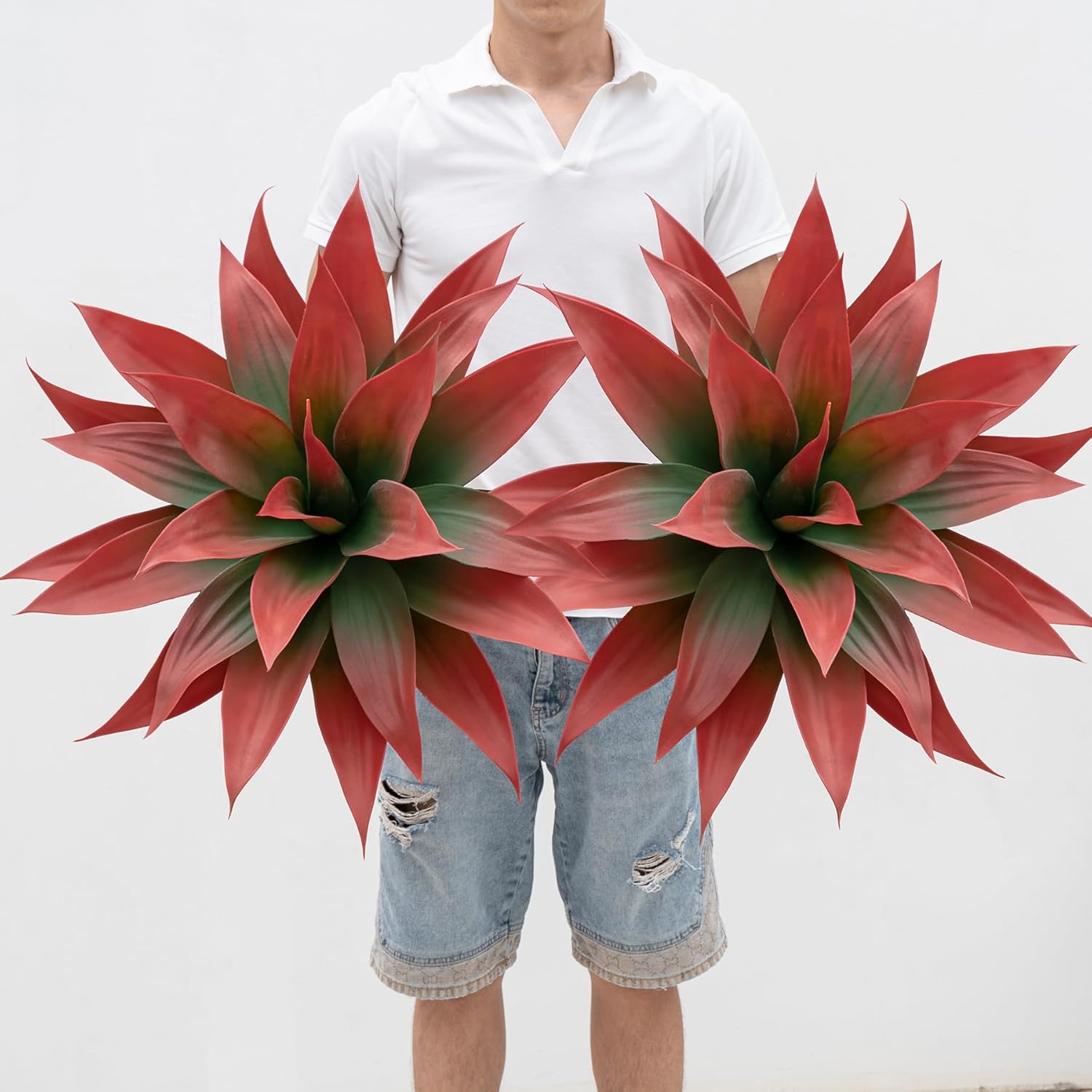 Green Artificial Plant — 22" — 28"red
