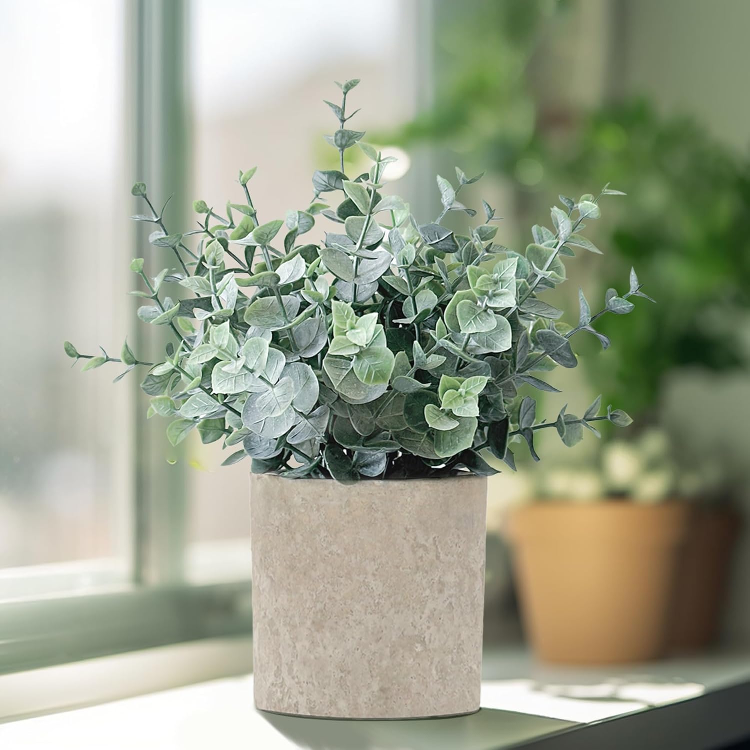 Farmhouse Green Faux Plant - View 7