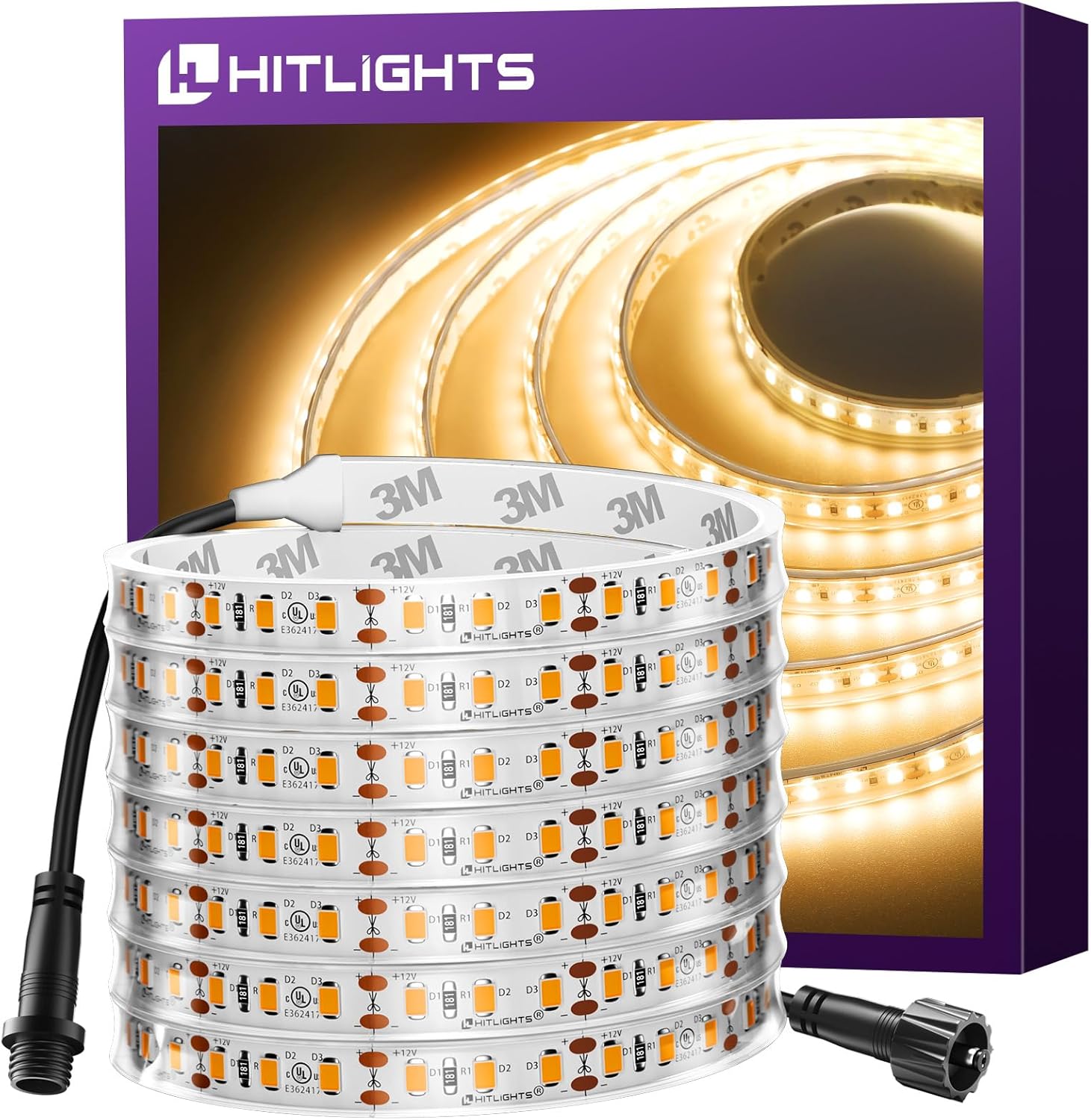 Dimmable Rattan LED Strip Lights — 3000K - IP67 Waterproof