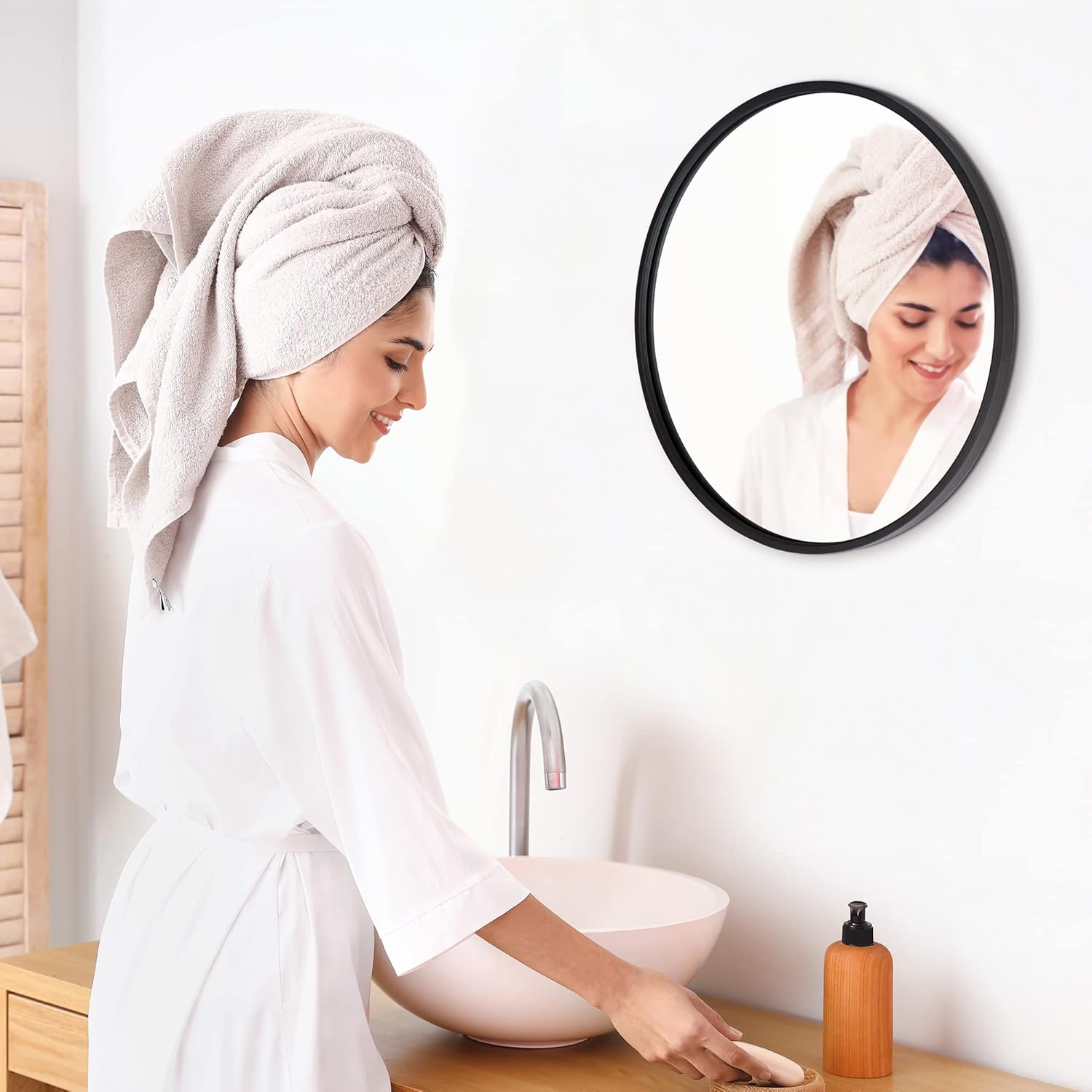 Metal Wall Mirror — 18" - View 7