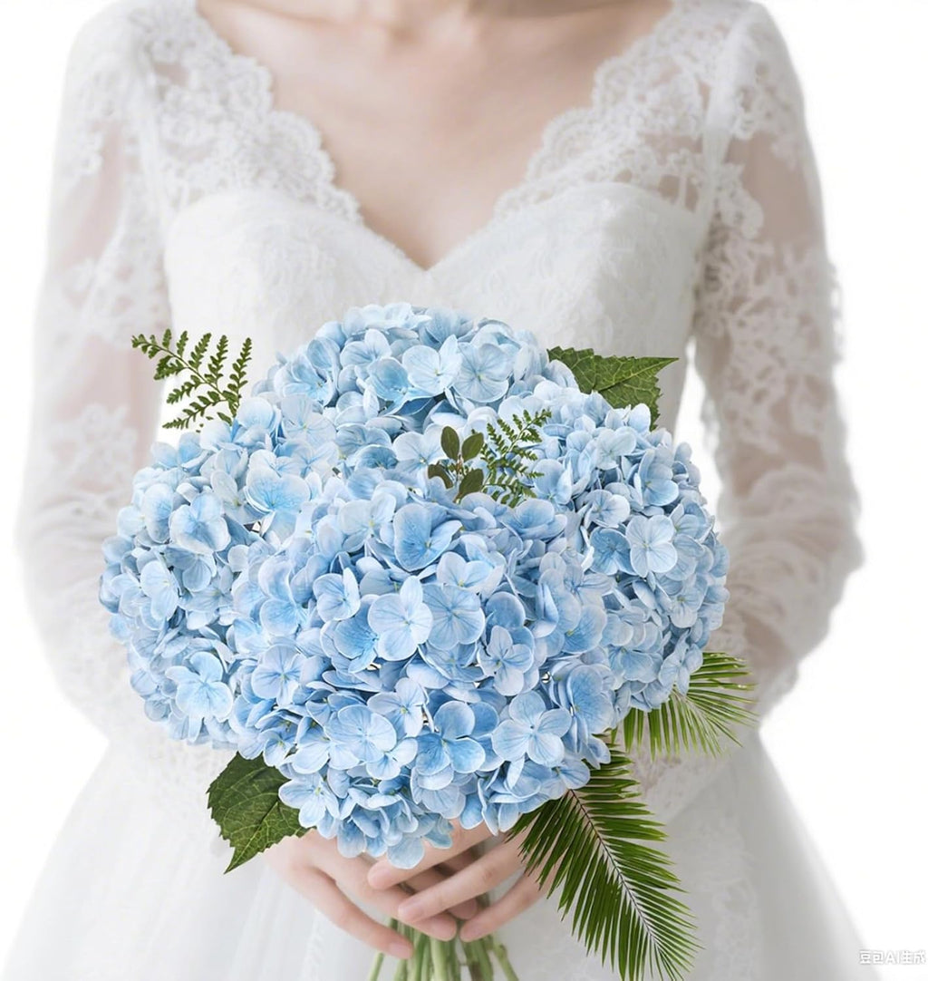 Blue Artificial Flowers — 21" - View 7