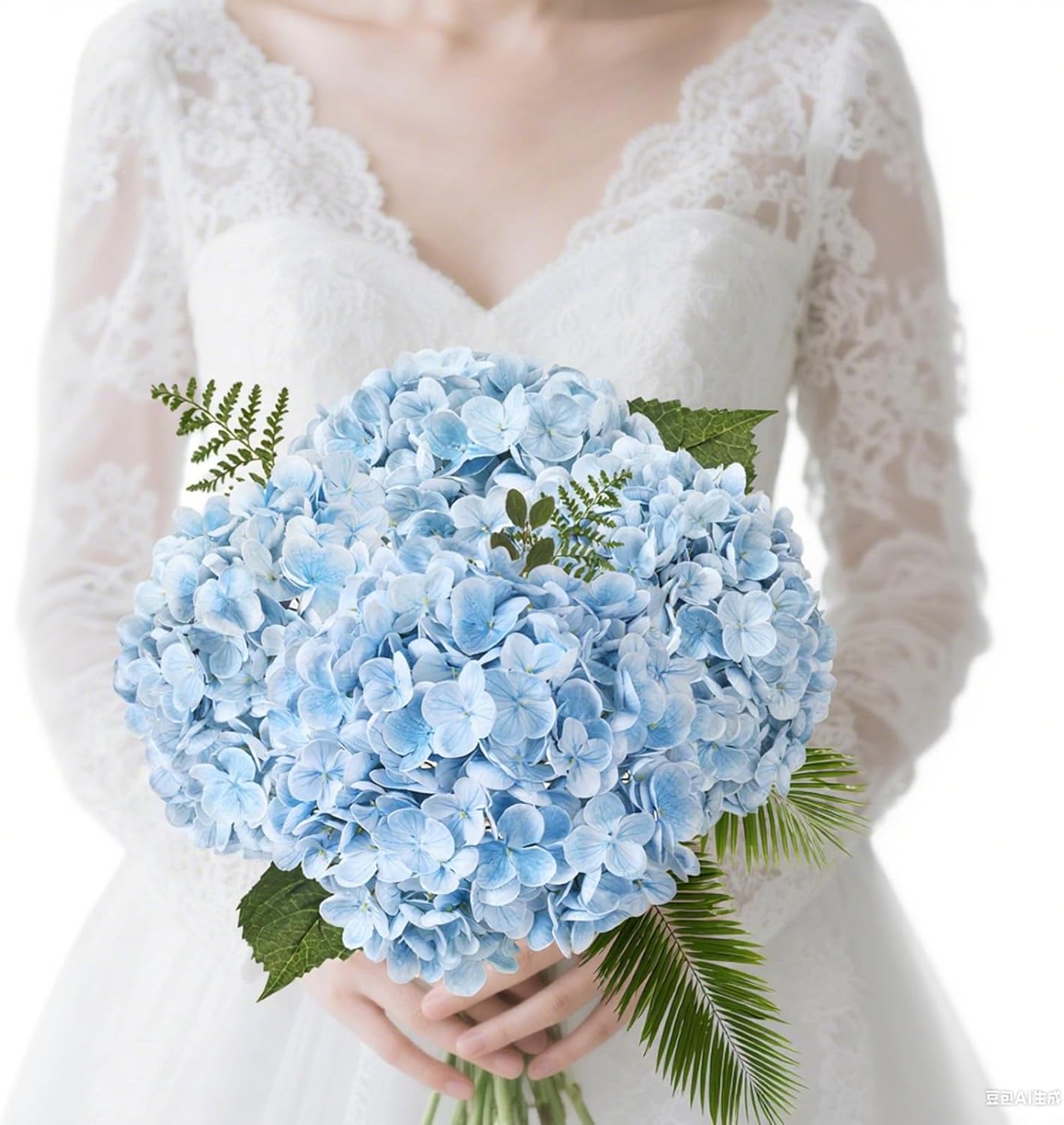 Blue Artificial Flowers — 21" - View 7