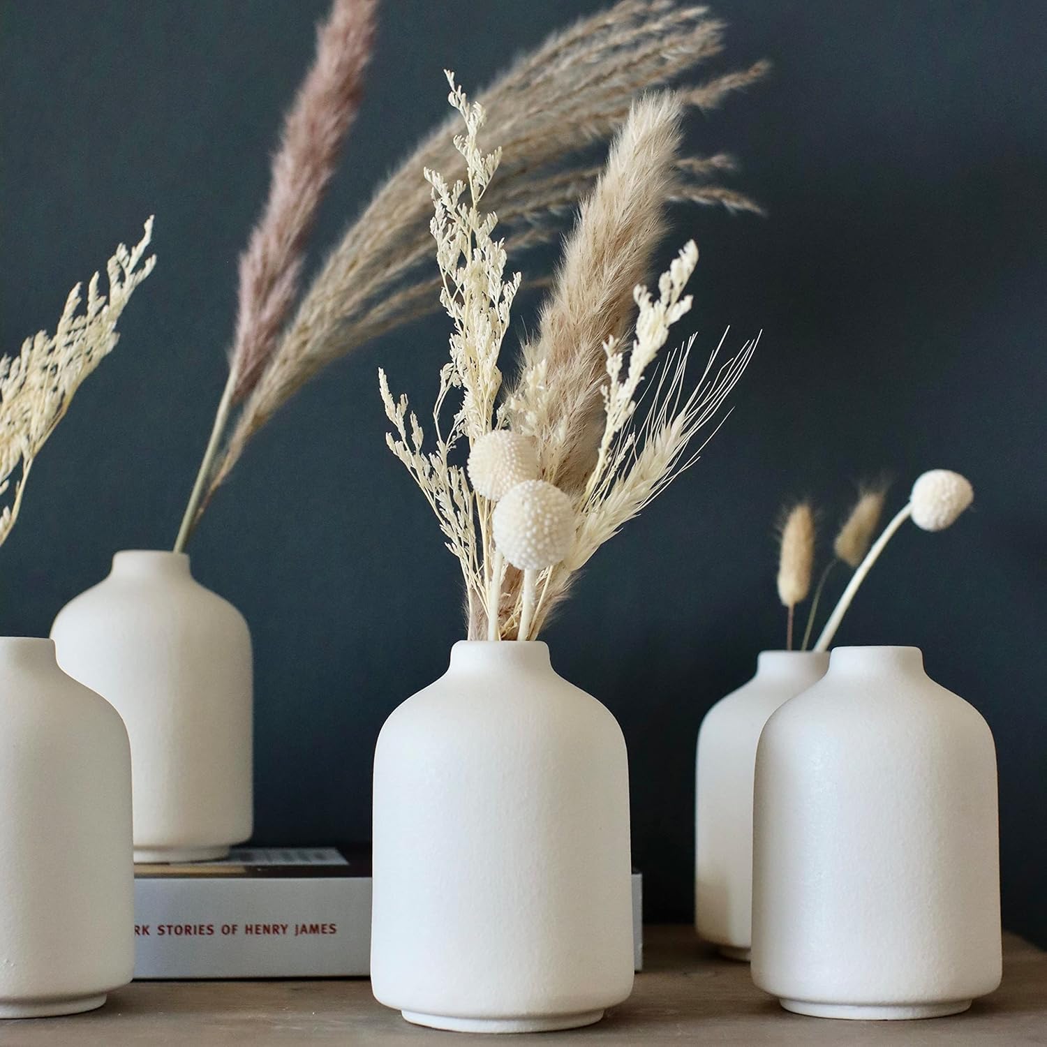 Boho Ceramic Vase — Set of 6