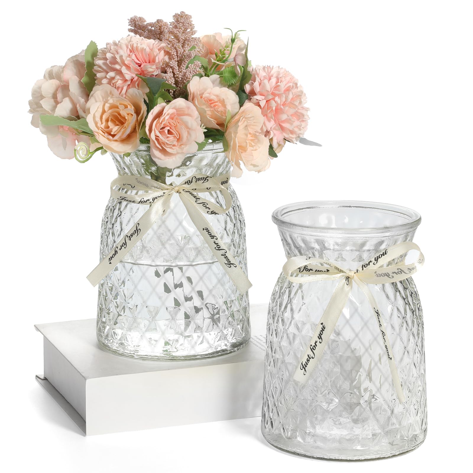 Vintage Grey Flower Vase — 6.3"