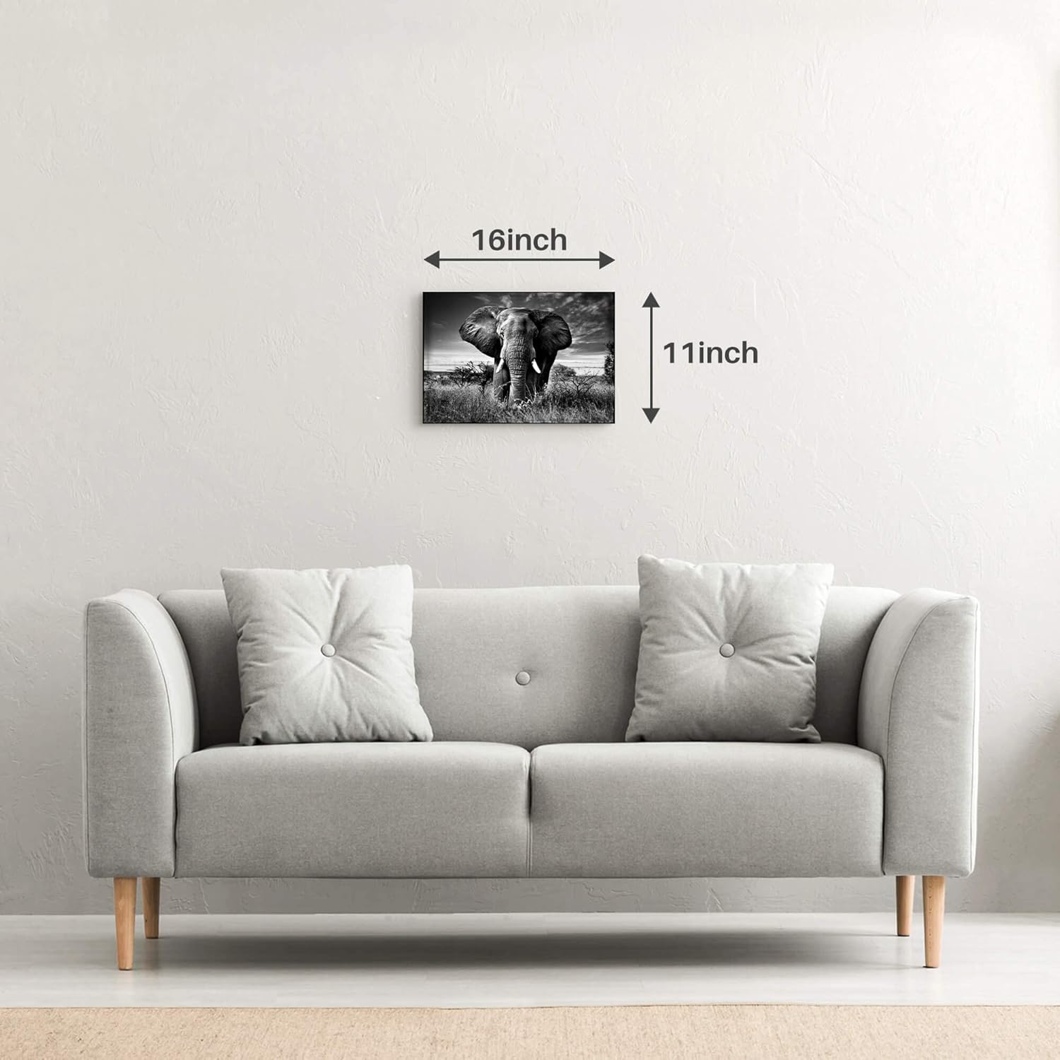 Farmhouse Black Wall Art — 16" - View 2